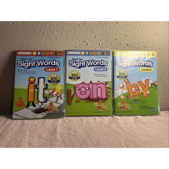 NEW Preschool Prep Company Collection Series Letters Numbers Shapes 10 DVD Box - Picture 4 of 16